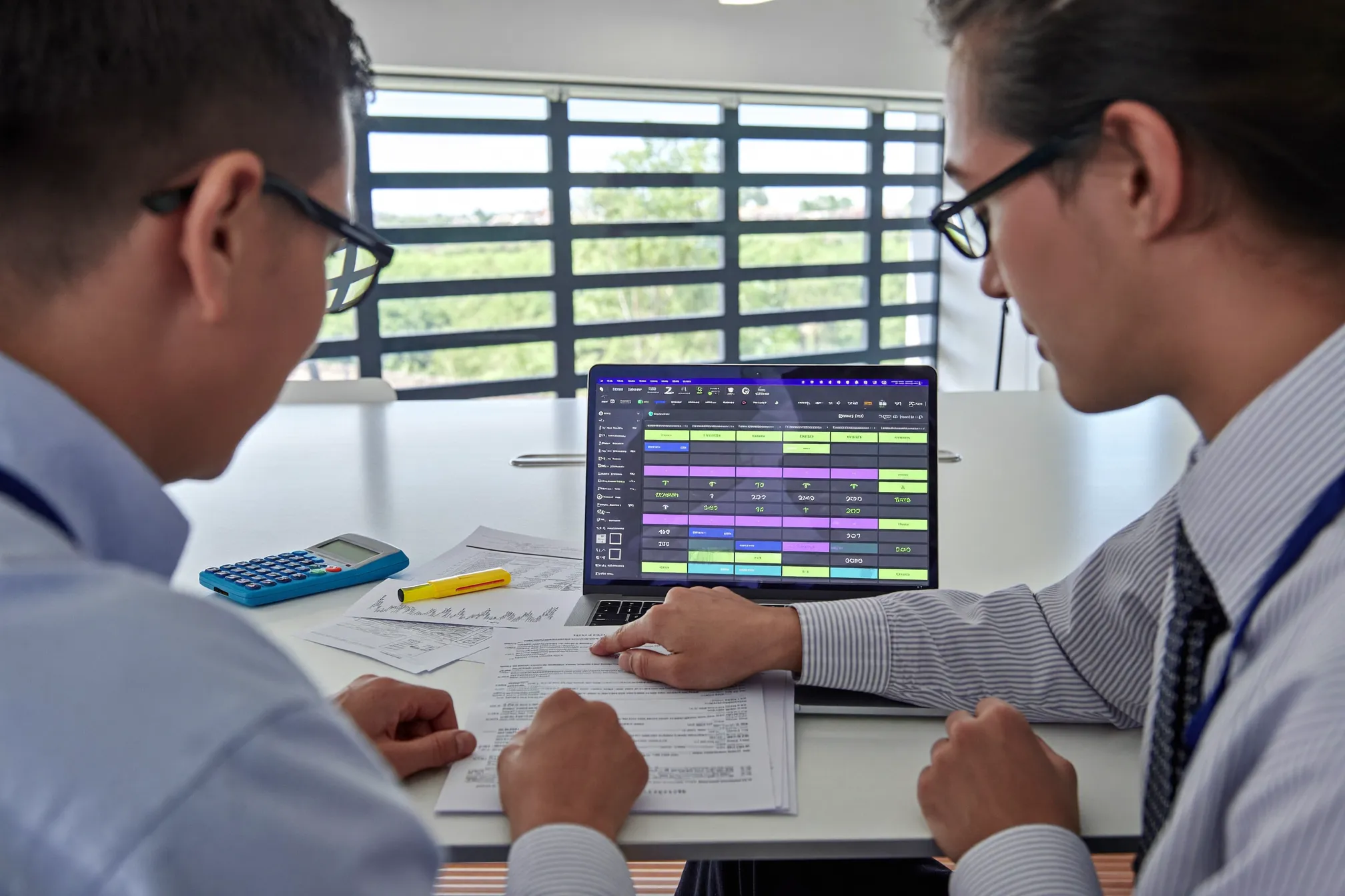 Accountant reconciling food inventory and costing data during a move off QuickBooks