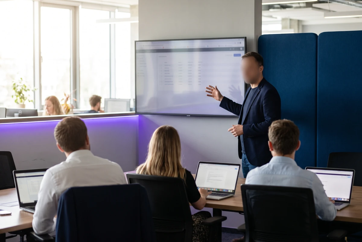 Finance team reconciling staging totals against NetSuite
