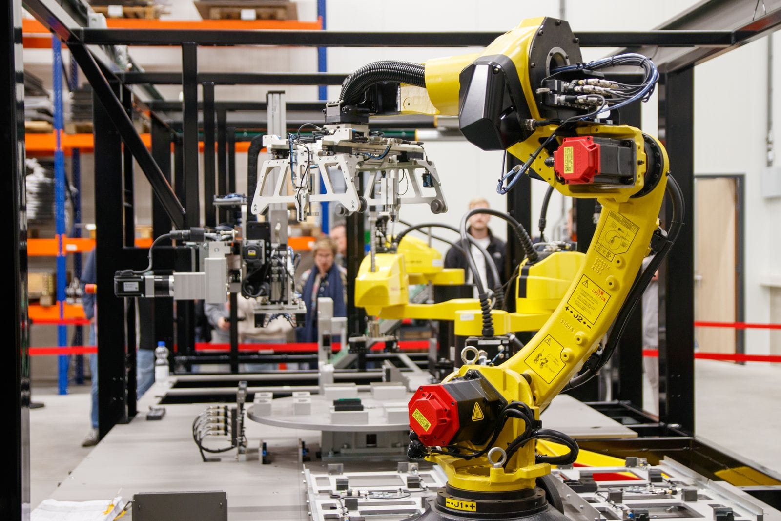 Odoo manufacturing implementation on an automated production line with an industrial robotic arm