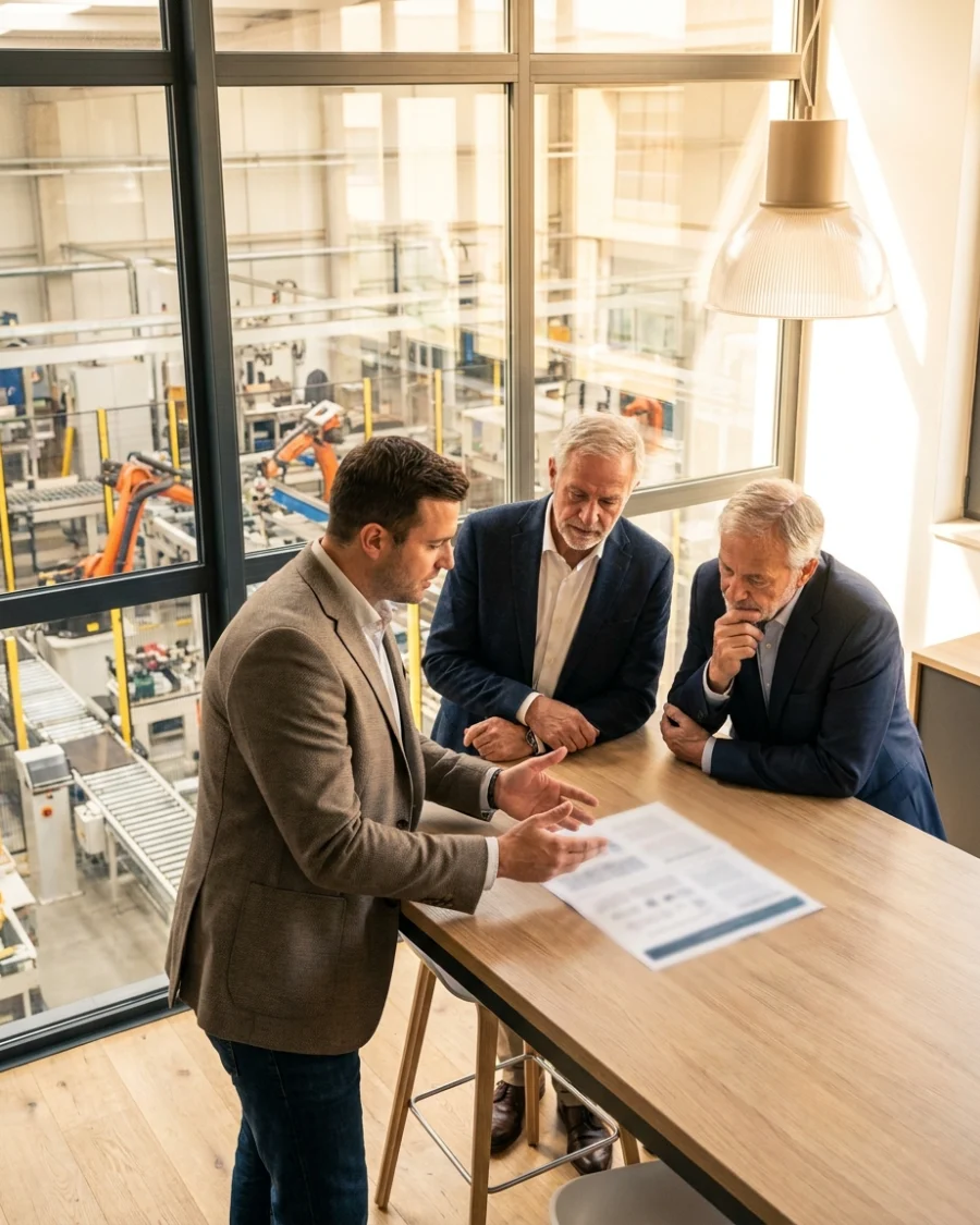 ERP selection recommendation reviewed with client leadership