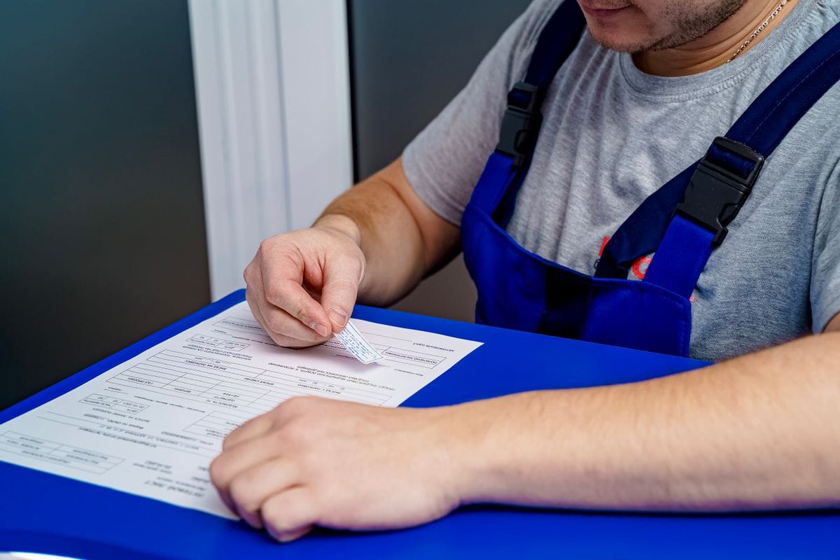 Labour and material booked against the job sheet on the shop floor