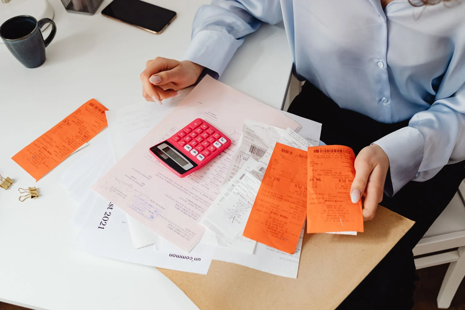 Clearing undeposited funds and truing up liability accounts